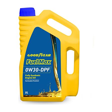 Goodyear Fuel Max 0W-30 Tam Sentetik 5 lt DPF Dizel Motor Yağı 